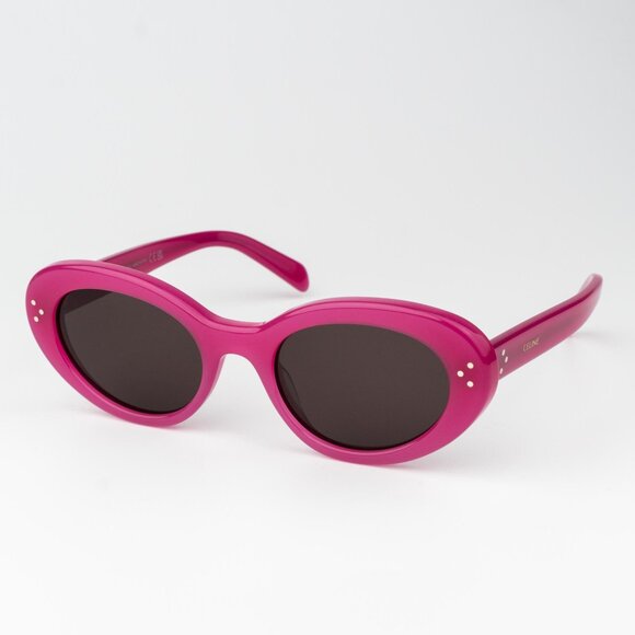 Celine 3 DOTS Men Sunglasses Rose Pink Brown Geometric CL40193I 72E BRAND NEW - Picture 1 of 9